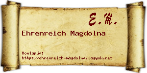 Ehrenreich Magdolna névjegykártya